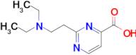 2-(2-(Diethylamino)ethyl)pyrimidine-4-carboxylic acid