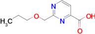 2-(Propoxymethyl)pyrimidine-4-carboxylic acid