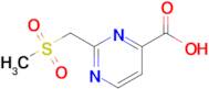 2-((Methylsulfonyl)methyl)pyrimidine-4-carboxylic acid