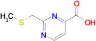 2-((Methylthio)methyl)pyrimidine-4-carboxylic acid