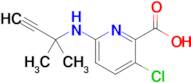 3-Chloro-6-((2-methylbut-3-yn-2-yl)amino)picolinic acid