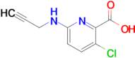 3-Chloro-6-(prop-2-yn-1-ylamino)picolinic acid