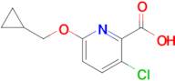 3-Chloro-6-(cyclopropylmethoxy)picolinic acid