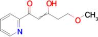 3-hydroxy-5-methoxy-1-(pyridin-2-yl)pent-2-en-1-one