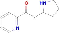 1-(Pyridin-2-yl)-2-(pyrrolidin-2-yl)ethan-1-one