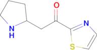 2-(Pyrrolidin-2-yl)-1-(thiazol-2-yl)ethan-1-one