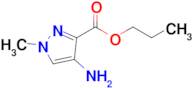 Propyl 4-amino-1-methyl-1h-pyrazole-3-carboxylate