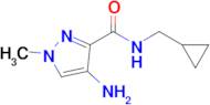 4-Amino-N-(cyclopropylmethyl)-1-methyl-1h-pyrazole-3-carboxamide