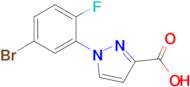 1-(5-Bromo-2-fluorophenyl)-1h-pyrazole-3-carboxylic acid