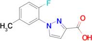 1-(2-Fluoro-5-methylphenyl)-1h-pyrazole-3-carboxylic acid