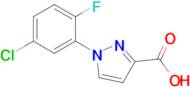 1-(5-Chloro-2-fluorophenyl)-1h-pyrazole-3-carboxylic acid