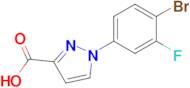 1-(4-Bromo-3-fluorophenyl)-1h-pyrazole-3-carboxylic acid