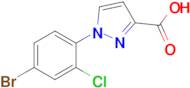 1-(4-Bromo-2-chlorophenyl)-1h-pyrazole-3-carboxylic acid