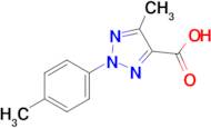 5-Methyl-2-(p-tolyl)-2h-1,2,3-triazole-4-carboxylic acid