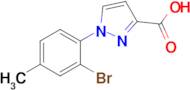 1-(2-Bromo-4-methylphenyl)-1h-pyrazole-3-carboxylic acid