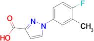 1-(4-Fluoro-3-methylphenyl)-1h-pyrazole-3-carboxylic acid