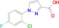 1-(2-Chloro-4-fluorophenyl)-1h-pyrazole-3-carboxylic acid