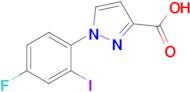 1-(4-Fluoro-2-iodophenyl)-1h-pyrazole-3-carboxylic acid