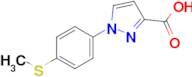 1-(4-(Methylthio)phenyl)-1h-pyrazole-3-carboxylic acid