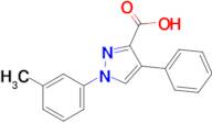 4-Phenyl-1-(m-tolyl)-1h-pyrazole-3-carboxylic acid