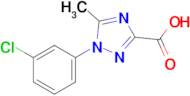 1-(3-Chlorophenyl)-5-methyl-1h-1,2,4-triazole-3-carboxylic acid