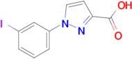 1-(3-Iodophenyl)-1h-pyrazole-3-carboxylic acid