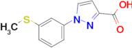 1-(3-(Methylthio)phenyl)-1h-pyrazole-3-carboxylic acid