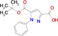 5-(Tert-butoxycarbonyl)-1-phenyl-1h-pyrazole-3-carboxylic acid