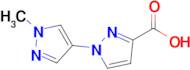 1'-Methyl-1'h-[1,4'-bipyrazole]-3-carboxylic acid