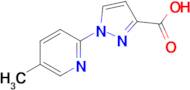 1-(5-Methylpyridin-2-yl)-1h-pyrazole-3-carboxylic acid