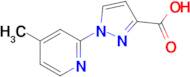 1-(4-Methylpyridin-2-yl)-1h-pyrazole-3-carboxylic acid