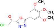 2-Chloro-1-(5-(3,4,5-trimethoxyphenyl)-1,3,4-oxadiazol-2-yl)ethan-1-one