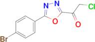1-(5-(4-Bromophenyl)-1,3,4-oxadiazol-2-yl)-2-chloroethan-1-one