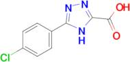 5-(4-Chlorophenyl)-4h-1,2,4-triazole-3-carboxylic acid