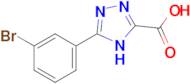 5-(3-Bromophenyl)-4h-1,2,4-triazole-3-carboxylic acid