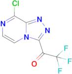 1-(8-Chloro-[1,2,4]triazolo[4,3-a]pyrazin-3-yl)-2,2,2-trifluoroethan-1-one