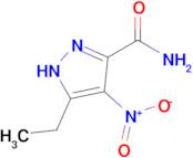 5-Ethyl-4-nitro-1h-pyrazole-3-carboxamide