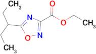 Ethyl 5-(pentan-3-yl)-1,2,4-oxadiazole-3-carboxylate