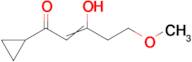 1-cyclopropyl-3-hydroxy-5-methoxypent-2-en-1-one