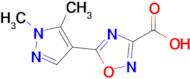 5-(1,5-Dimethyl-1h-pyrazol-4-yl)-1,2,4-oxadiazole-3-carboxylic acid