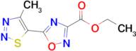 Ethyl 5-(4-methyl-1,2,3-thiadiazol-5-yl)-1,2,4-oxadiazole-3-carboxylate