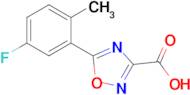 5-(5-Fluoro-2-methylphenyl)-1,2,4-oxadiazole-3-carboxylic acid