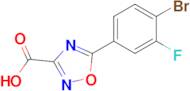 5-(4-Bromo-3-fluorophenyl)-1,2,4-oxadiazole-3-carboxylic acid