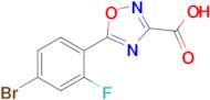 5-(4-Bromo-2-fluorophenyl)-1,2,4-oxadiazole-3-carboxylic acid