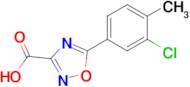 5-(3-Chloro-4-methylphenyl)-1,2,4-oxadiazole-3-carboxylic acid