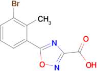 5-(3-Bromo-2-methylphenyl)-1,2,4-oxadiazole-3-carboxylic acid