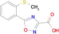 5-(2-(Methylthio)phenyl)-1,2,4-oxadiazole-3-carboxylic acid