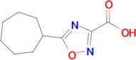 5-Cycloheptyl-1,2,4-oxadiazole-3-carboxylic acid