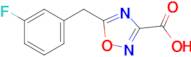 5-(3-Fluorobenzyl)-1,2,4-oxadiazole-3-carboxylic acid