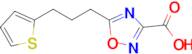 5-(3-(Thiophen-2-yl)propyl)-1,2,4-oxadiazole-3-carboxylic acid